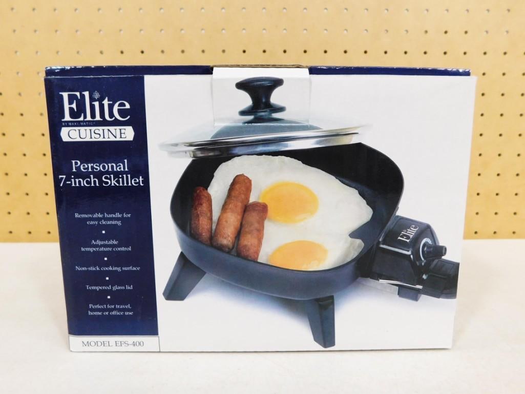 Elite Cuisine Person 7-inch Skillet New in Box Electric Skillet: Elite Cuisine Person 7-inch Skillet New in Box Electric Skillet