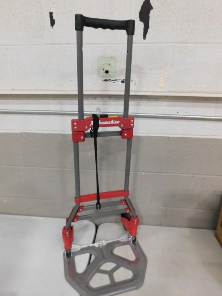 Milwaukee Tools Fold Up Hand Truck 2 Wheel Dolly Cart (1 of 9)
