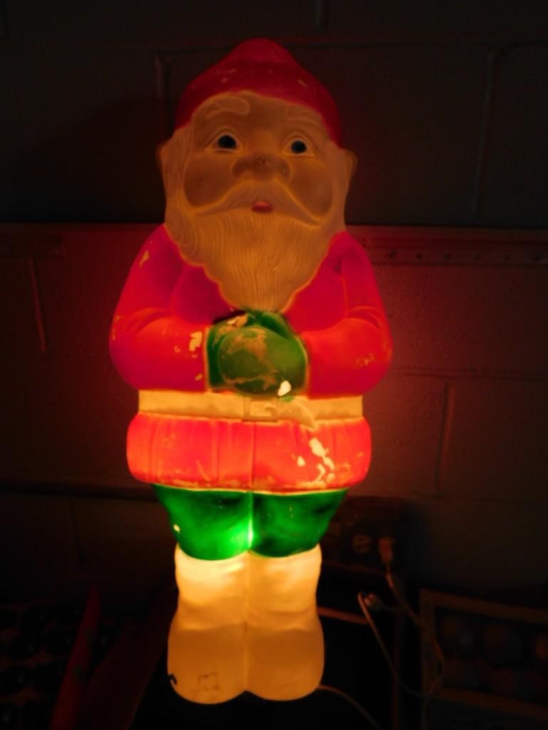 Vintage Santa Elf Blow Mold Don Featherstone Lights Up (1 of 9)