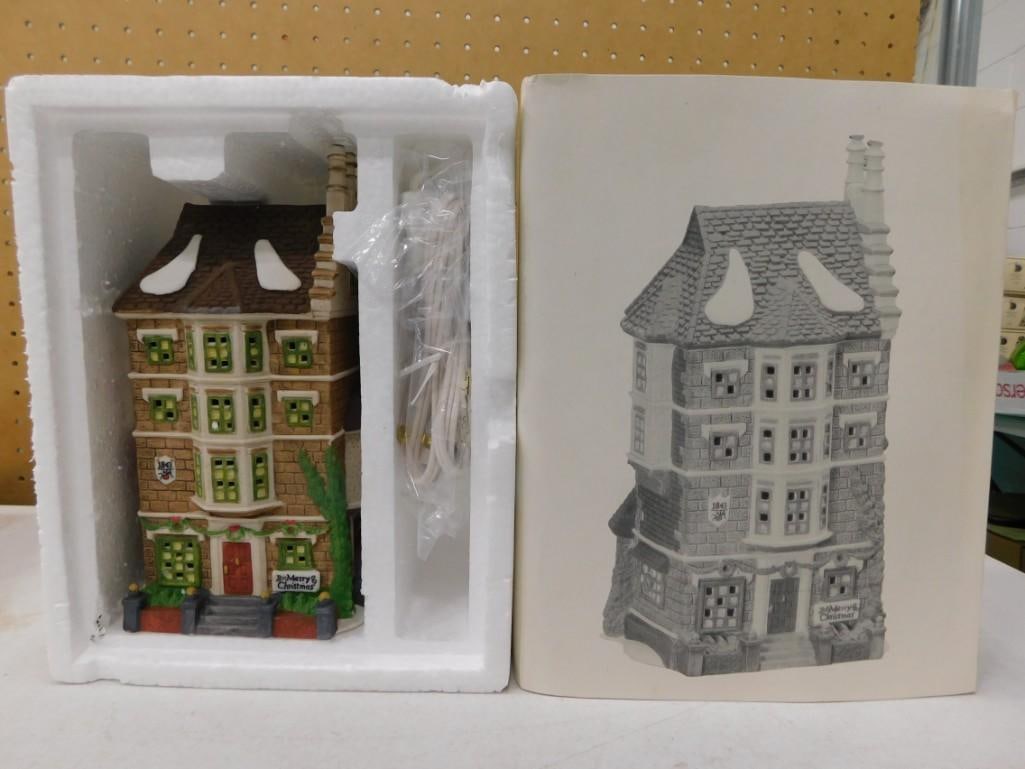 Dept 56 Nephew Fred's Flat Dickens Village Series Heritage Village Collection Christmas Building: Department 56 Nephew Fred's Flat Dickens Village Series Heritage Village Collection Christmas Building