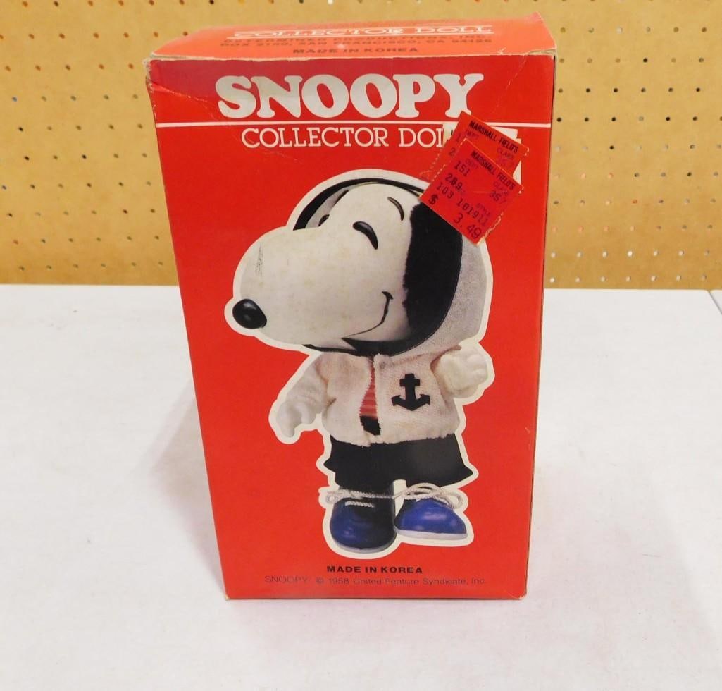 Vintage Snoopy Collector Doll Sailor No 3406 PVC Figure NOS New Old Stock 8 1/2" Made in Korea (1 of 4)