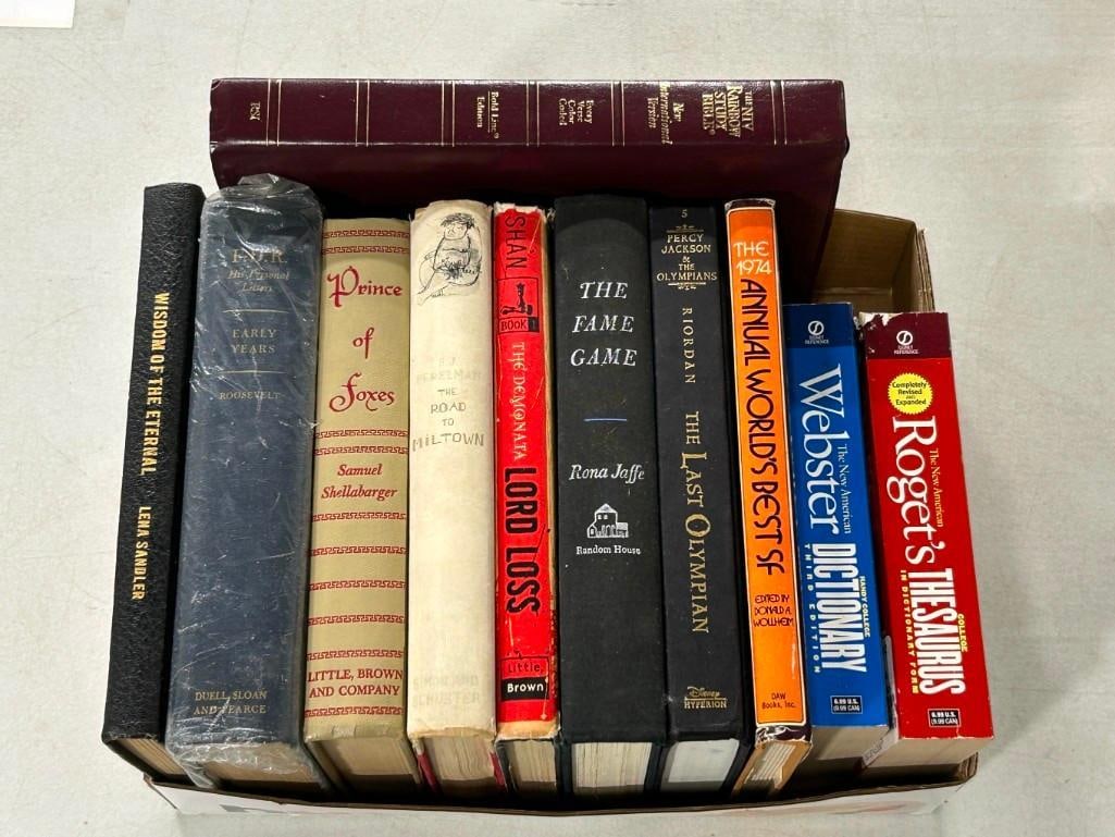 Vintage Books including Percy Jackson, Samuel Shellabarger, Rona Jaffe, Lena Sandler, etc.: Vintage Books including Percy Jackson, Samuel Shellabarger, Rona Jaffe, Lena Sandler, S.J. Perelman, Darren Shan, etc.