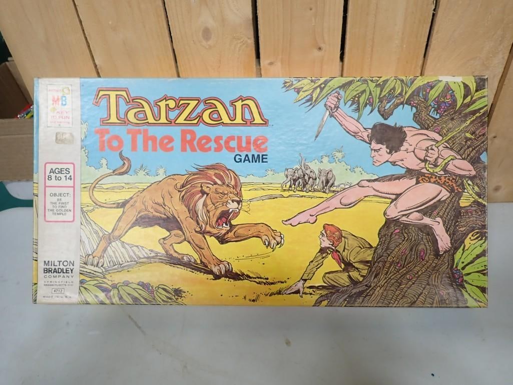 Vintage Milton Bradley Tarzan to the Rescue Board Game - Unused and complete (1 of 6)