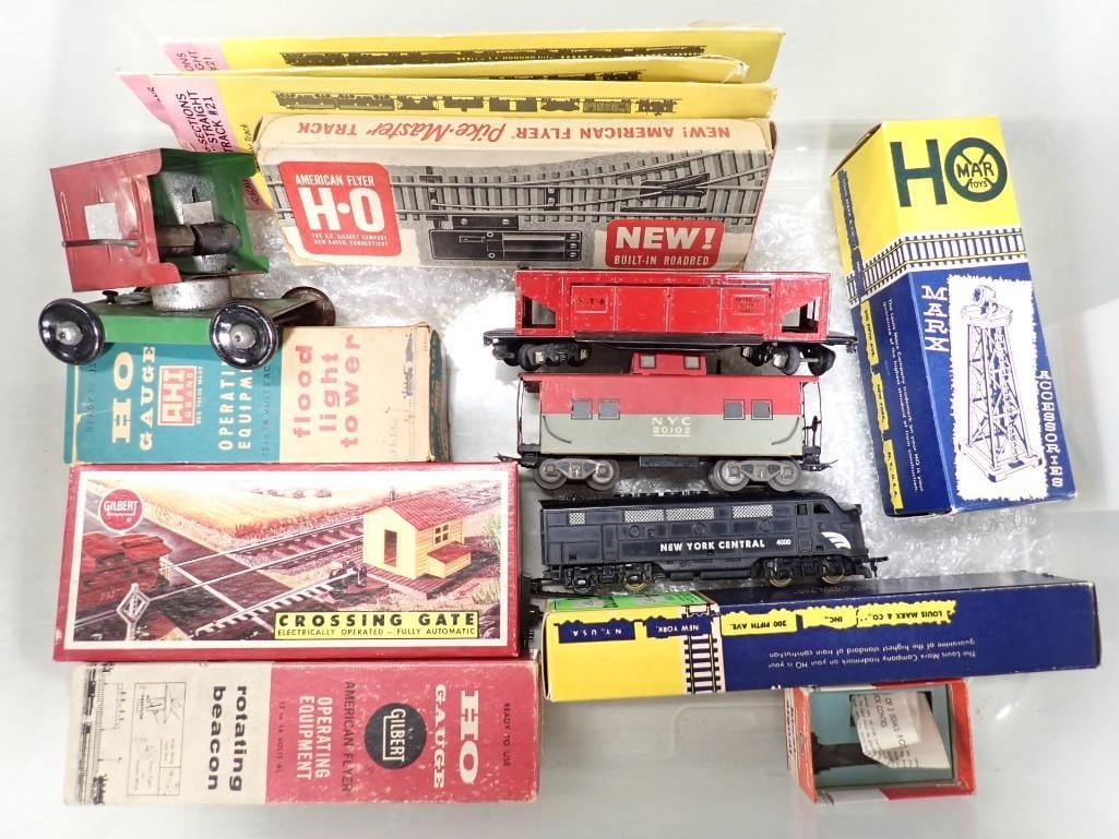 Vintage Train Cars, accessories, etc. including HO Scale, Marx, Gilbert, American Flyer, etc. (1 of 7)