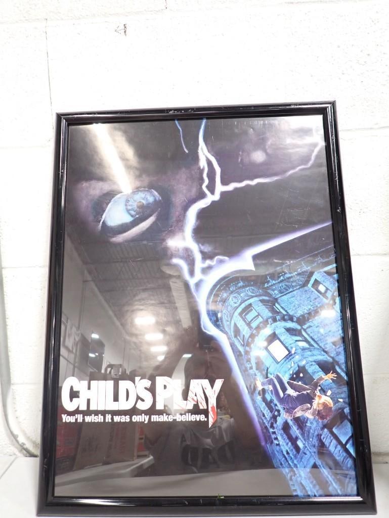 Framed Child's Play Chucky Movie Poster - Measures 25x19" (1 of 5)
