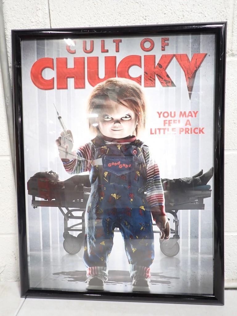 Framed Child's Play Cult of Chucky Movie Poster - Measures 25x19" (1 of 5)