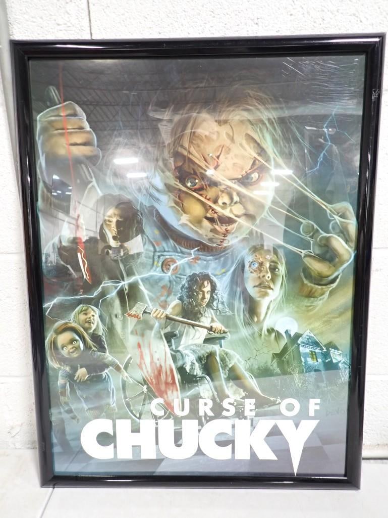 Framed Child's Play Curse of Chucky Movie Poster - Measures 25x19" (1 of 5)