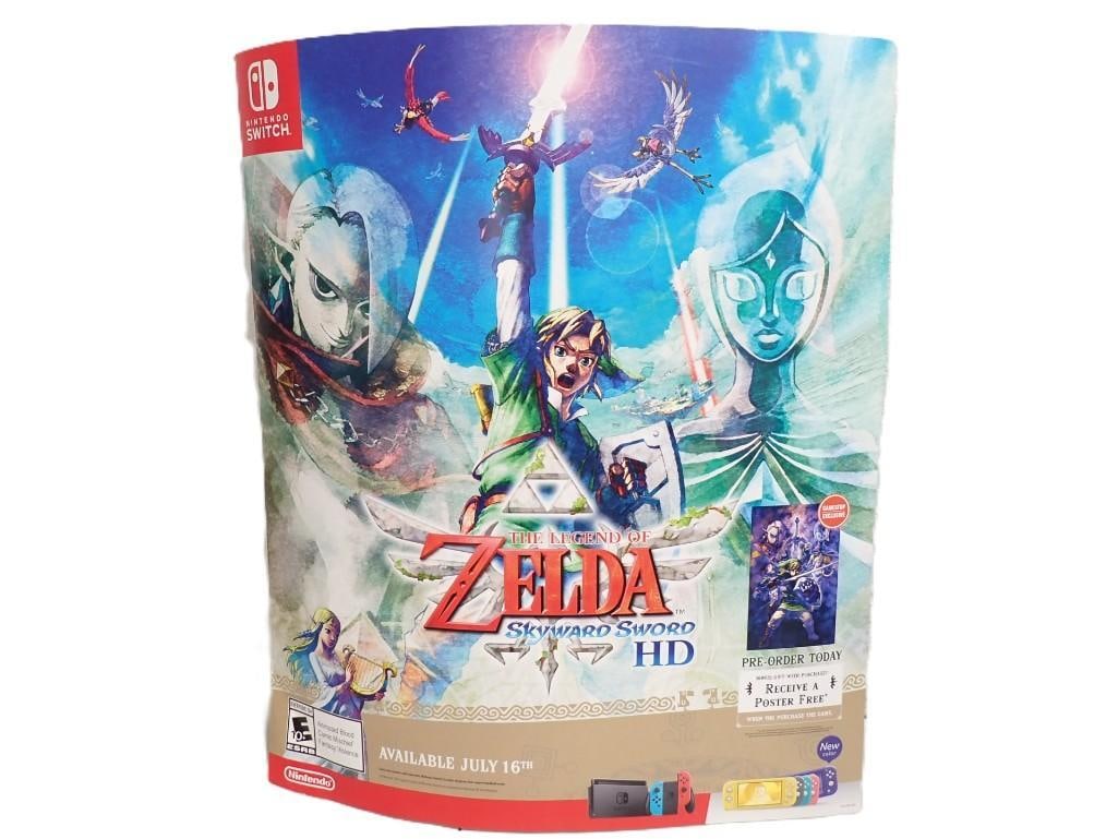 Legend of Zelda Nintendo Switch Advertising Poster - game not included (1 of 6)