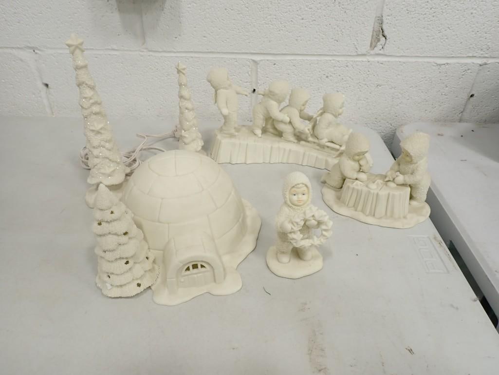 Lot of assorted Snow Babies - retired: Lot of assorted Snow Babies - retired