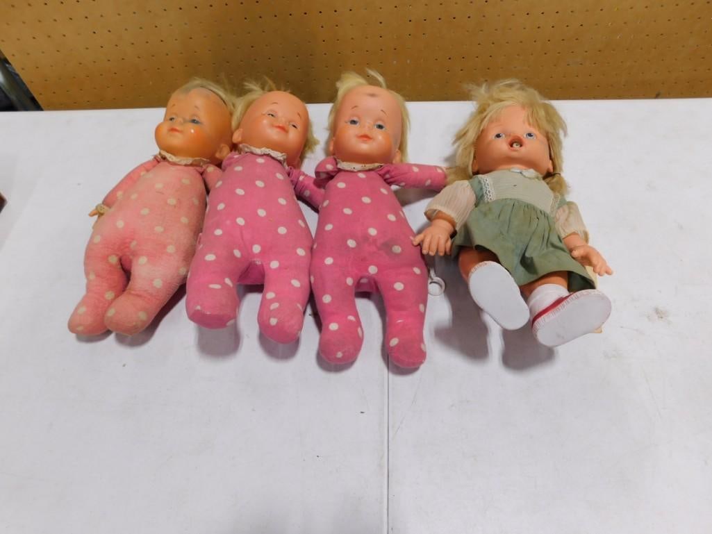 4 Vintage Baby Dolls incl Drowsy Dolls, etc (1 of 3)
