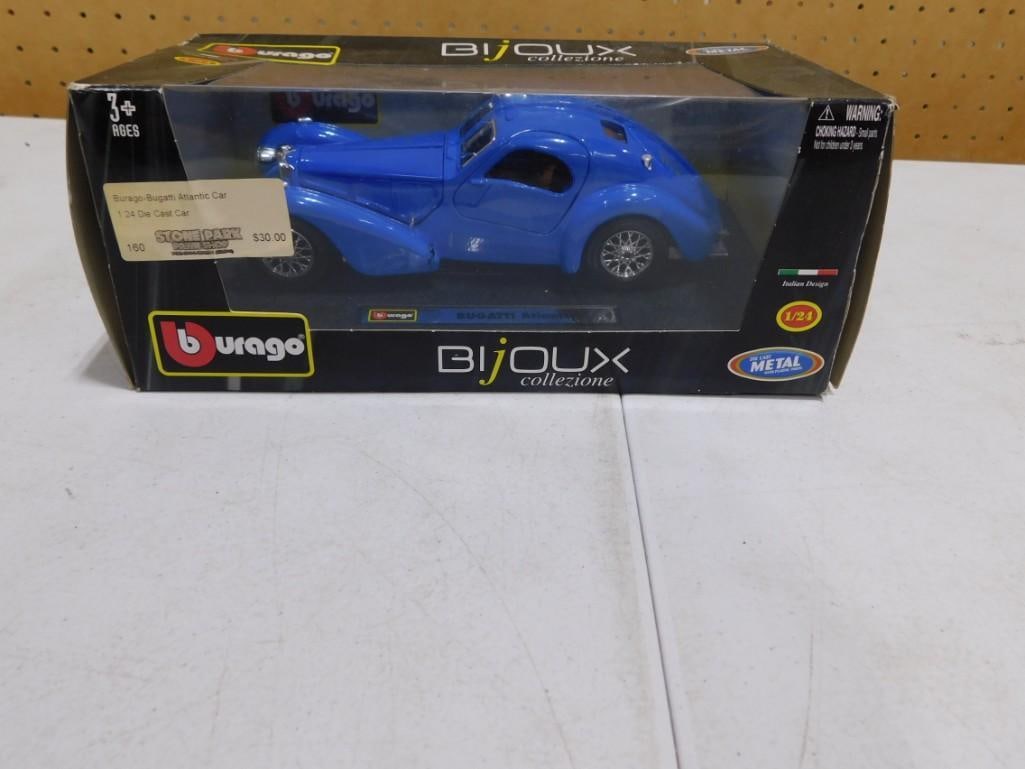 Burago Bijoux Collection Bugatti Atlantic Die Cast Model Car 1/24 Scale in Original Box (1 of 3)