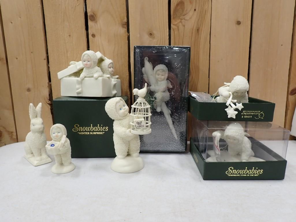 Lot of assorted Snowbabies: Lot of assorted Snowbabies