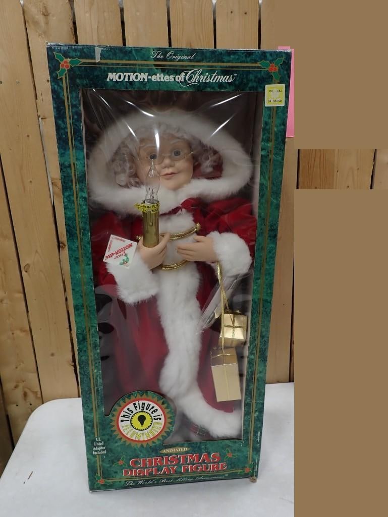 Mrs. Claus Motion-ettes  of Christmas Display Figure with Box (1 of 5)