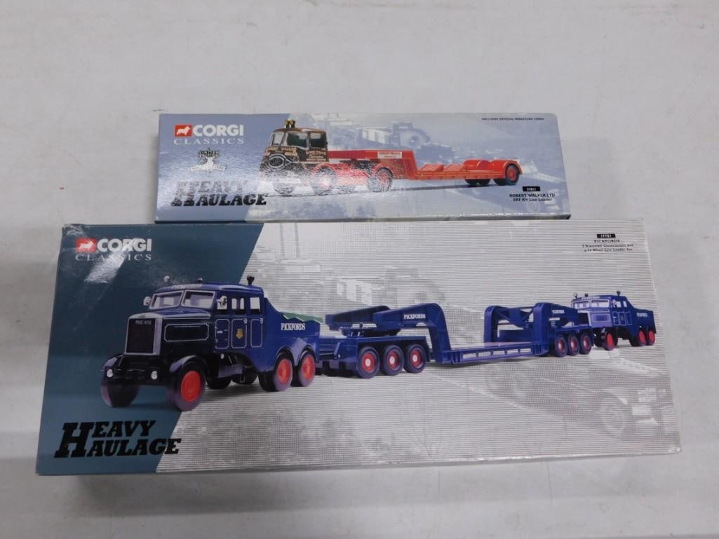 2 Corgi Classics Heavy Haulage Trucks incl Pickfords Low Loader 17701 and (1 of 4)