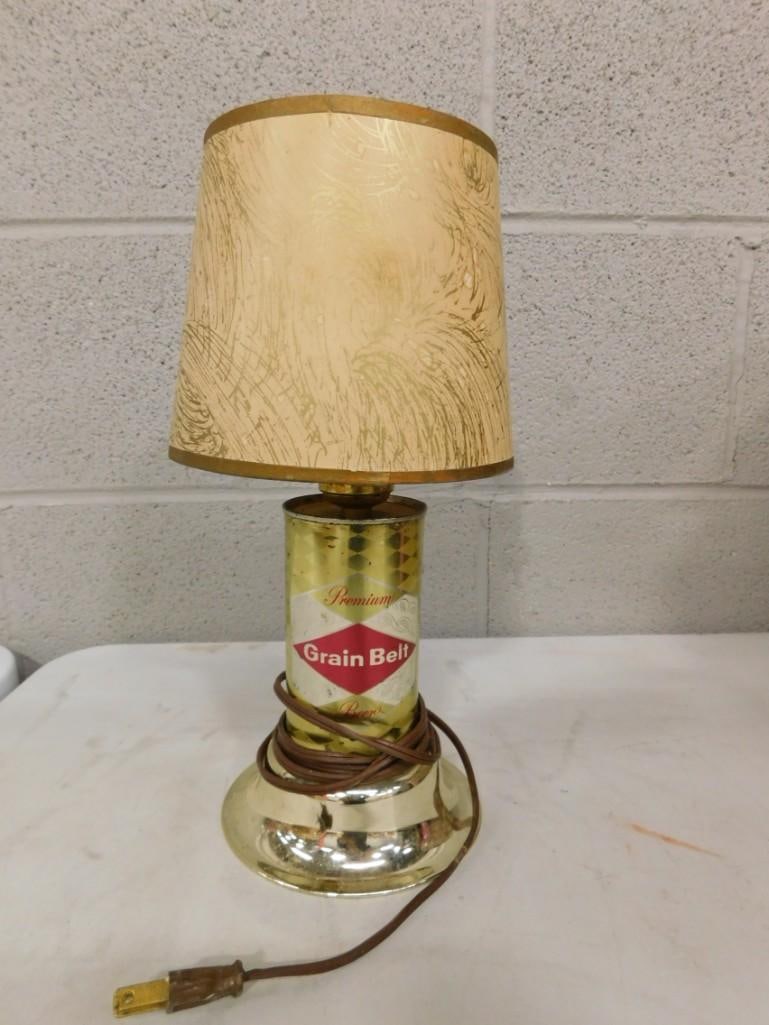 Vintage Grain Belt Beer Table Lamp Works (1 of 8)