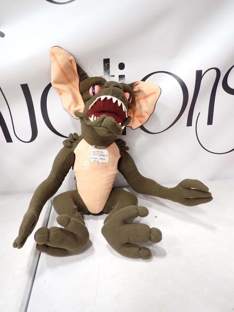 Vintage 1984 Gremlins Stripe Plush Animal: Vintage 1984 Gremlins Stripe Plush Animal