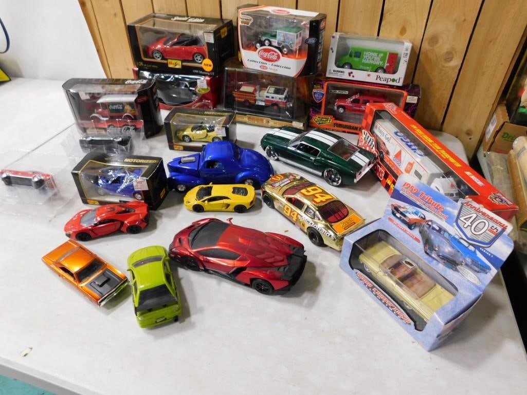 Large Lot of assorted Cars, Trucks, etc. most in original boxes - nice assortment (1 of 4)