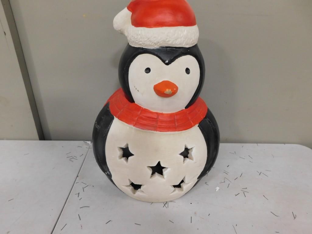 Holiday Christmas Penguin Candle Holder (1 of 3)