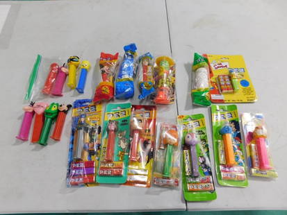 Lot of Assorted Pez Dispensers - most new in package: Lot of Assorted Pez Dispensers - most new in package