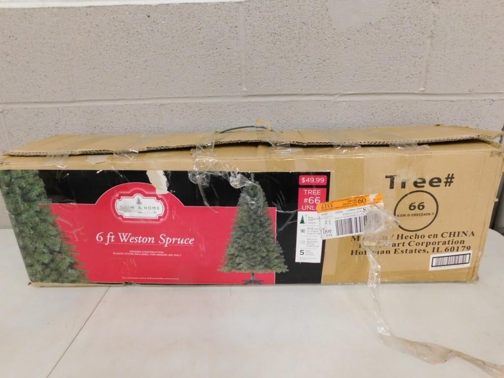 6ft Weston Spruce Artificial Christmas Tree (1 of 6)