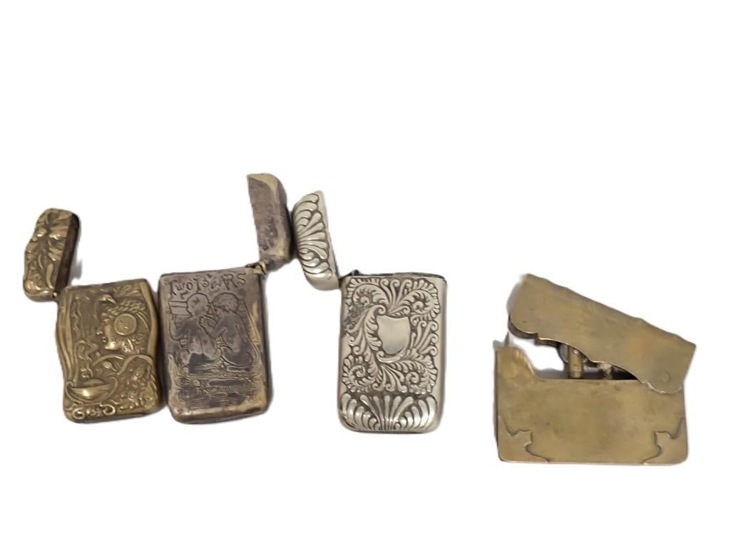 4 Vintage or Antique Cigarette Lighters / Lighter shells (1 of 10)