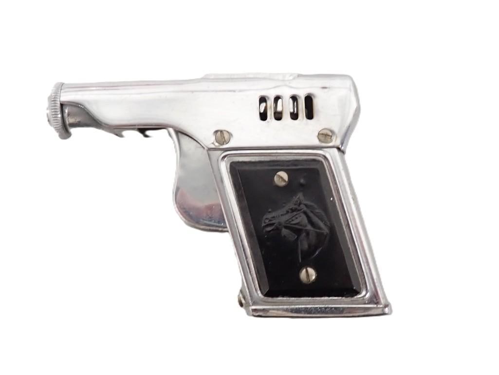 Vintage Occupied Japan Gun Shaped Cigarette Lighter: Vintage Occupied Japan Gun Shaped Cigarette Lighter