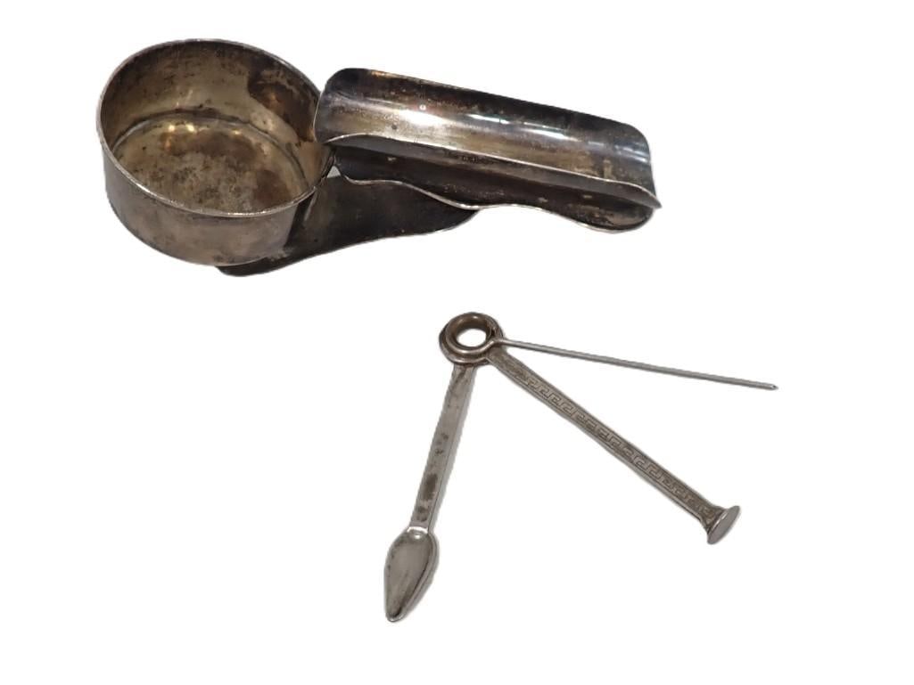 Smoking Lot including Vintage Clip On Cigar Holder / Ash Tray and Smoking Pipe Cleaning Tool (1 of 9)