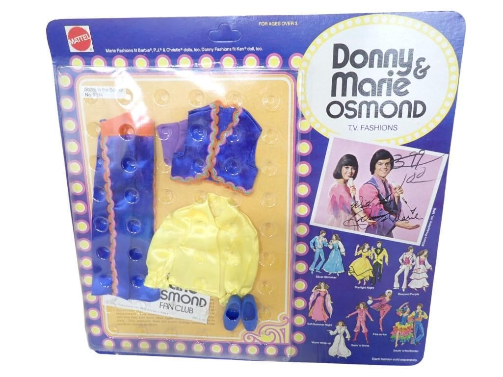 Vintage Donnie & Marie Osmond Mattel NOS T.V. Fashions Doll Clothes 9814 South of the Border 1976: Vintage Donnie & Marie Osmond Mattel New Old Stock T.V. Fashions Doll Clothes South of the Border 9814 from 1976