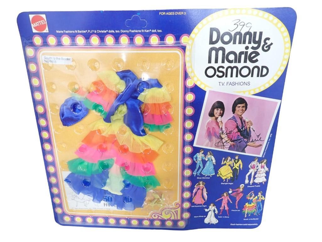 Vintage Donnie & Marie Osmond Mattel NOS T.V. Fashions Doll Clothes 9818 South of the Border 1976: Vintage Donnie & Marie Osmond Mattel New Old Stock T.V. Fashions Doll Clothes South of the Border 9818 from 1976