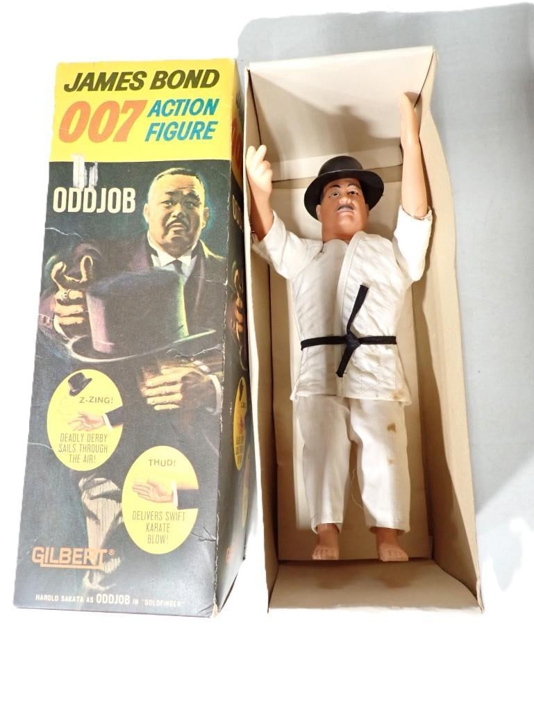 Vintage James Bond Action Figure Oddjob from Goldfinger Gilbert Toys 1965 with original box (1 of 16)