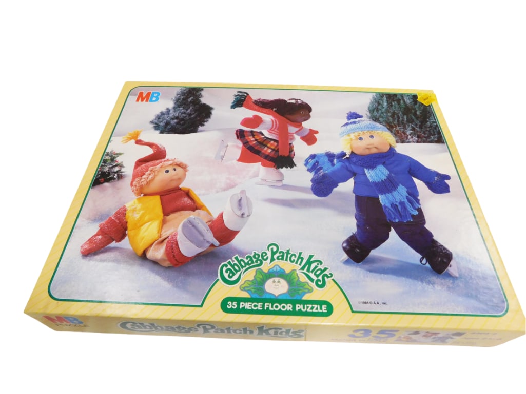 Vtg 1984 Cabbage Patch Kids 35 Piece Floor Puzzle NOS New Old Stock (1 of 3)
