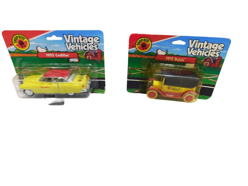2 Shoprite Ertl Vintage Vehicles Model Cars incl 1952 Cadillac and 1912 Buick NOS New Old Stock (1 of 3)