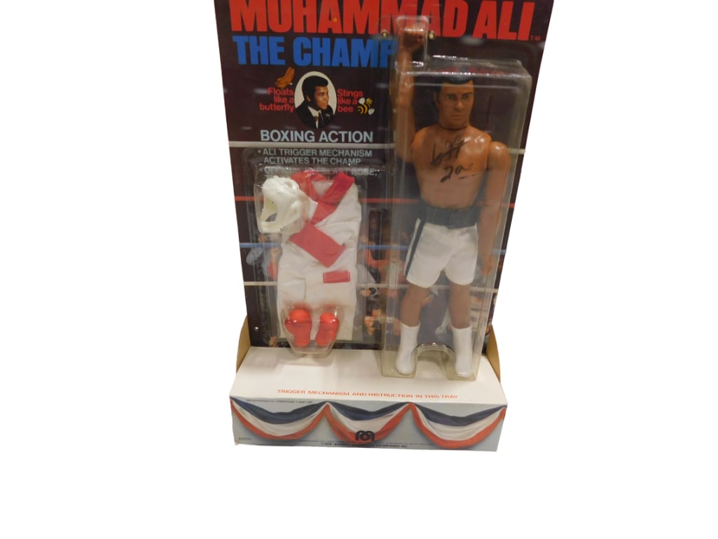 Vtg 1976 Muhammad Ali The Champ Boxing Action Figure by Mego NOS New Old Stock (1 of 3)
