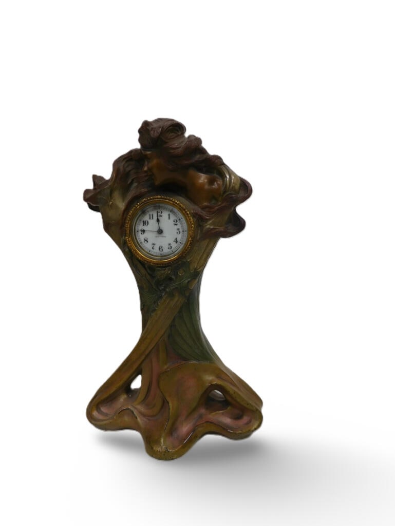 Antique Bronze Art Nouveau Seth Thomas Clock (1 of 5)
