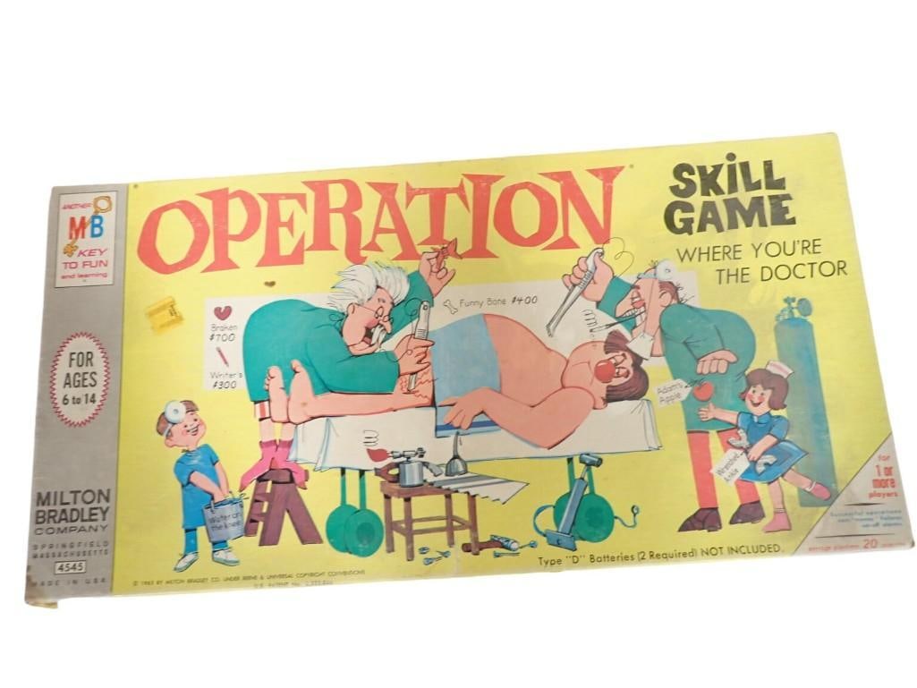 Vintage Operation Board Game 1965 Milton Bradley (1 of 14)
