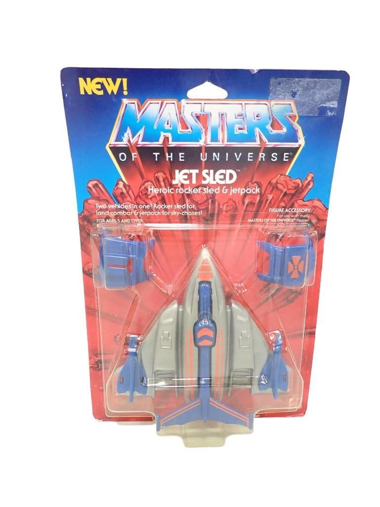 Vintage He-Man Masters of the Universe Jet Sled Action Accessory Mattel 1985 New Old Stock: Vintage He-Man Masters of the Universe Jet Sled Action Accessory Mattel 1985 New Old Stock