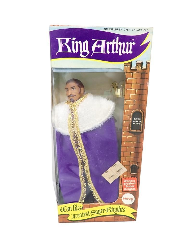 Vintage King Arthur Action Figure New Old Stock Mego 1974 World's Greatest Super-Knights (1 of 5)
