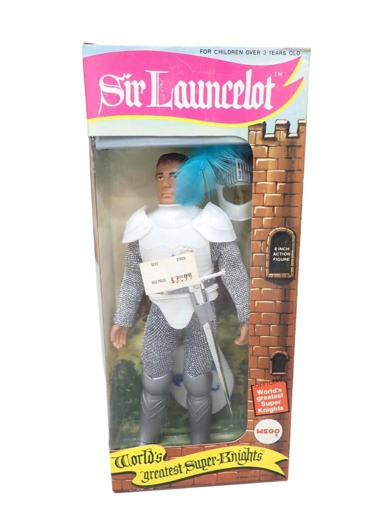 Vintage Sir Lancelot 8" Action Figure New Old Stock Mego 1974 World's Greatest Super-Knights (1 of 5)