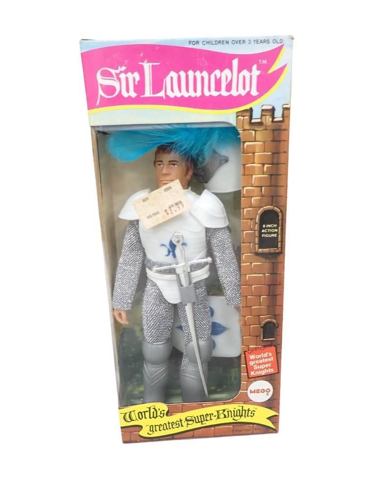 Vintage Sir Lancelot 8" Action Figure New Old Stock Mego 1974 World's Greatest Super-Knights (1 of 5)