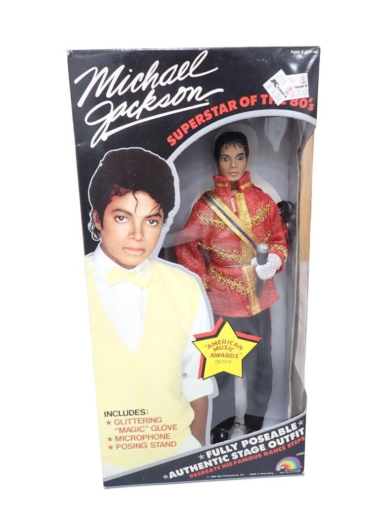 Vintage Michael Jackson Doll / Action Figure New Old Stock American Music Awards Outfit 1984 LJN MJJ (1 of 5)