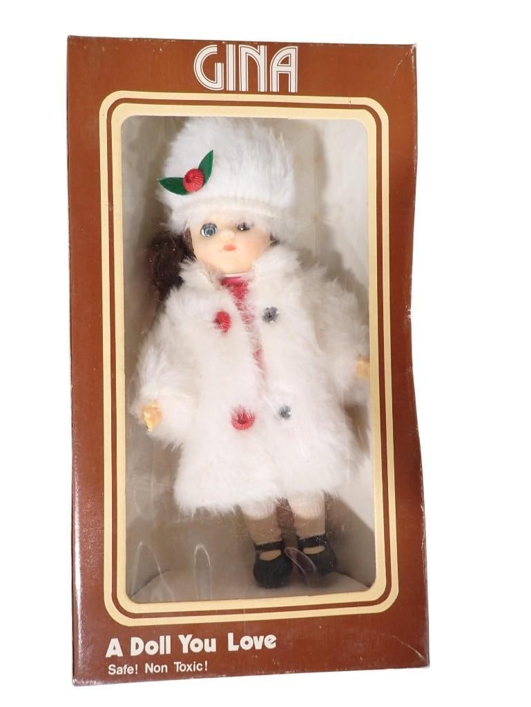 Vintage Gina Doll with original box A Doll You Love Safe! Non Toxic! (1 of 5)