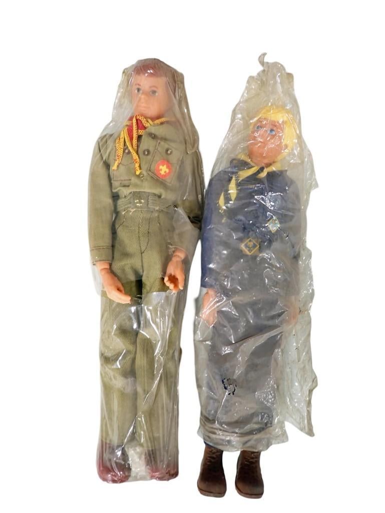 Vintage Pair of Boy Scout Action Figures including Steve Scout - 1975 Kenner (1 of 3)