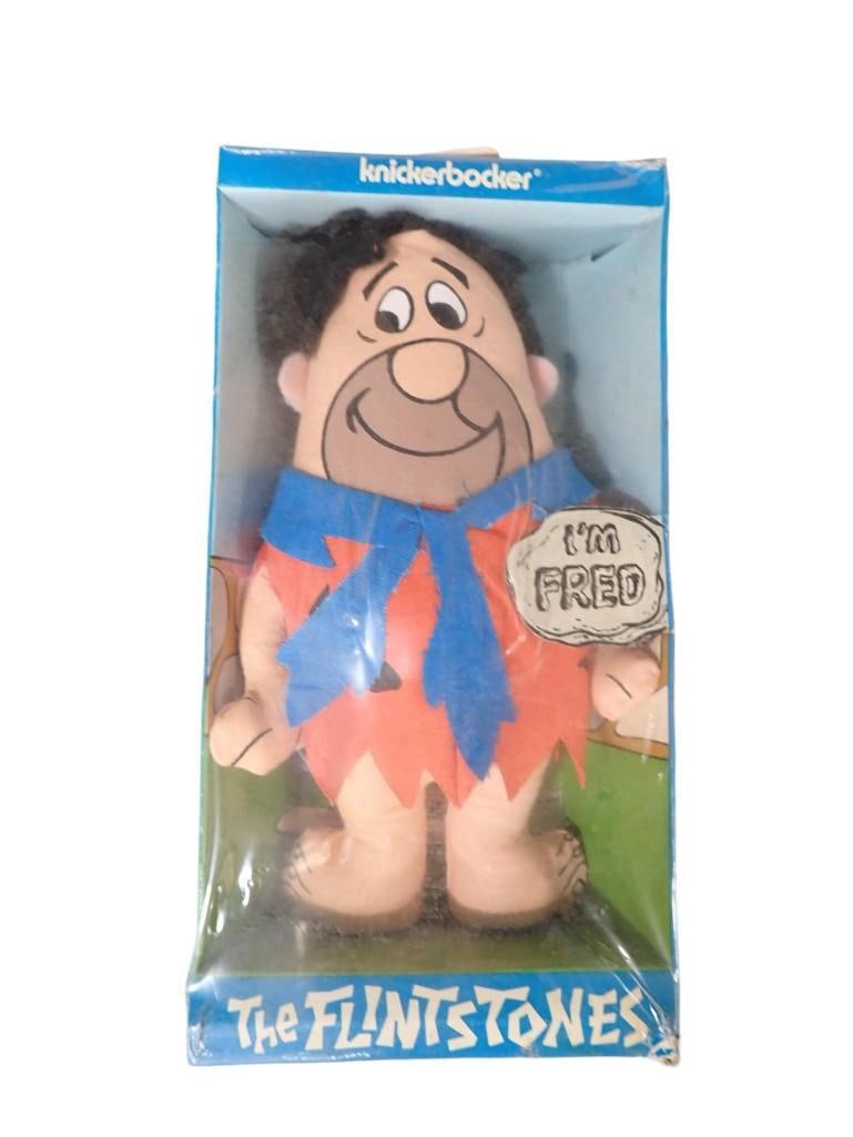 Vintage Fred Flintstone Knickerbocker Plush Doll New Old Stock 1972 Knickerbocker (1 of 5)