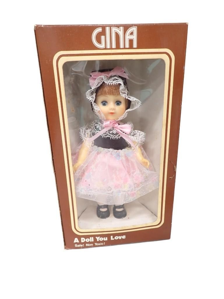 Vintage Gina Doll with original box A Doll You Love Safe! Non Toxic! (1 of 5)