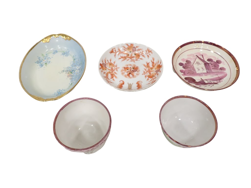 5 Asst Porcelain China Dishes incl PL Limoges France Oval Dish or Plate, etc (1 of 11)