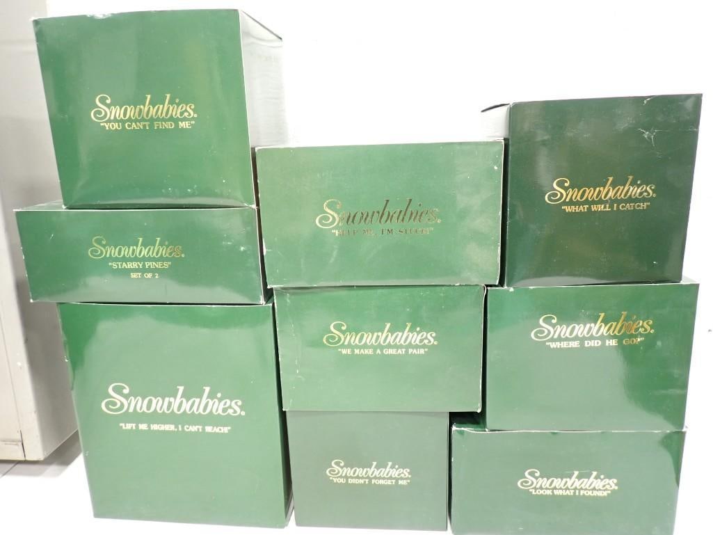 Lot of Snowbabies by Department 56 in Original Boxes: Lot of Snowbabies by Department 56 in Original Boxes