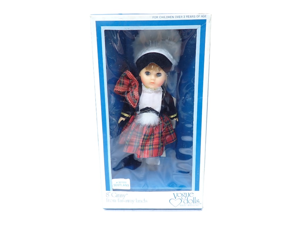 Vtg 1977 Vogue Ginny Doll from Far Away Lands Scotland 8" Doll NOS New Old Stock: Vintage 1977 Vogue Ginny Doll from Far Away Lands Scotland 8" Doll NOS New Old Stock