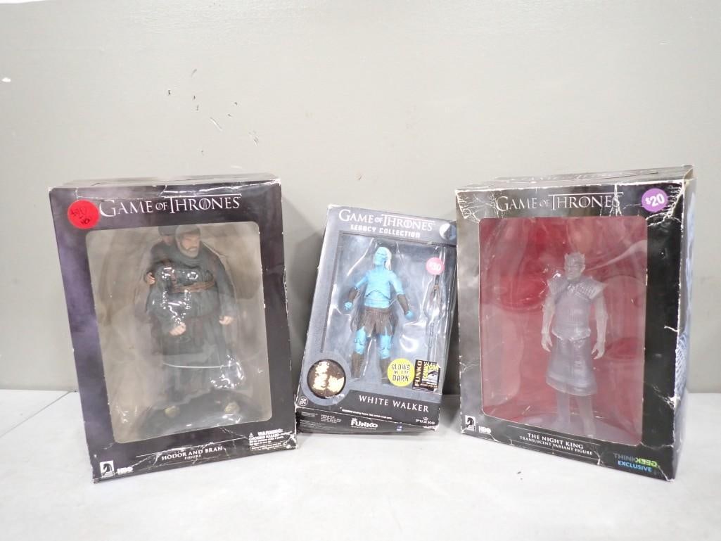 3 Game of Thrones Figures incl The Night King, Hodor and Bran, White Walker (1 of 6)