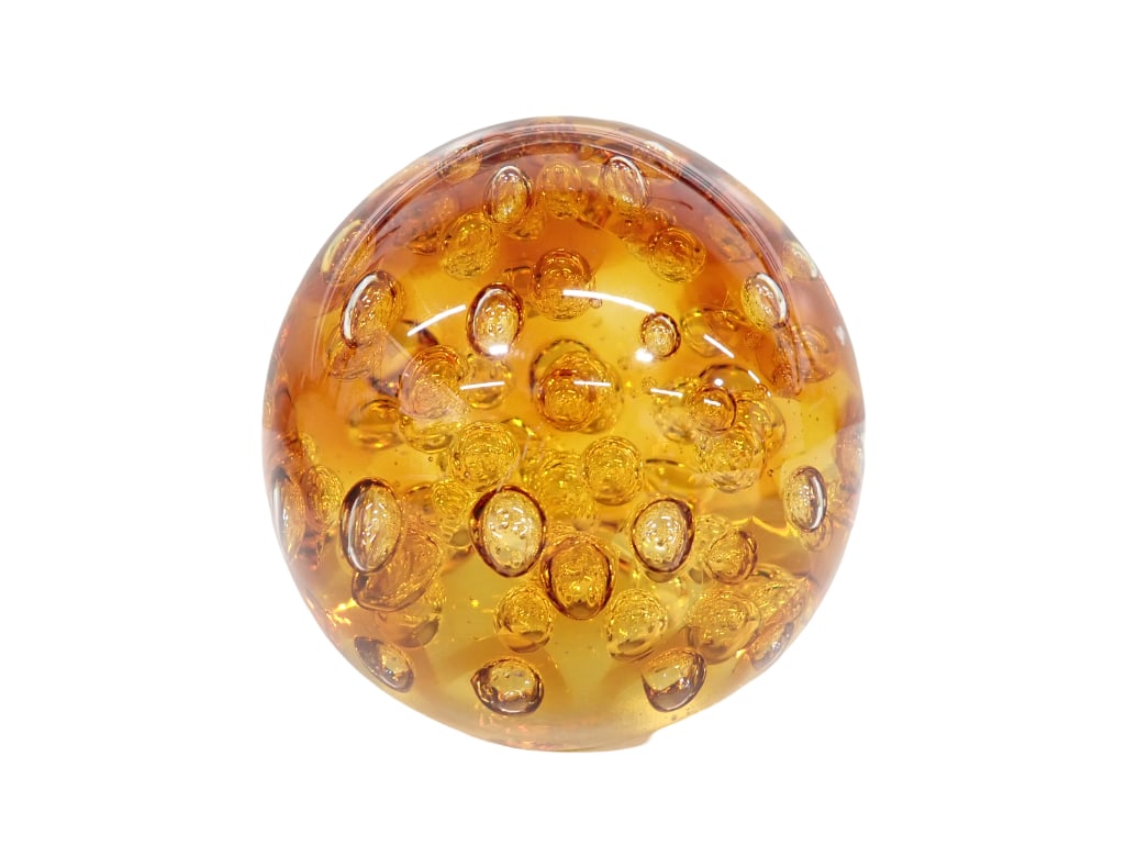 Large Art Glass Paperweight: Large Art Glass Paperweight
