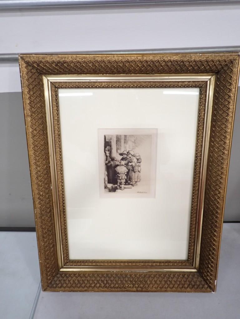 Rembrandt Beggars Print Framed 20" x 25" (1 of 4)